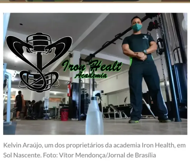 Reportagem no G1 da Iron Health — 2020